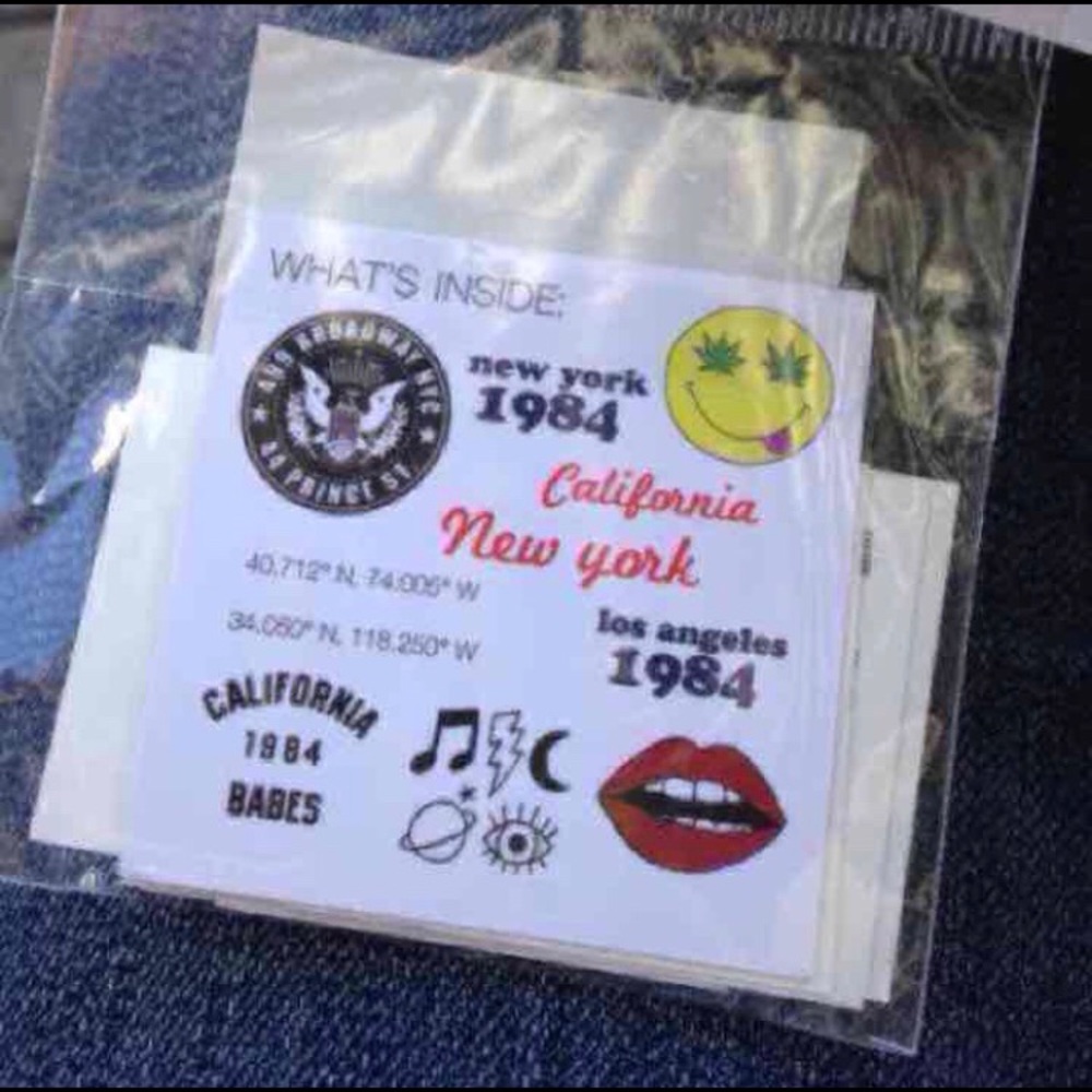 Brandy Melville / John galt temporary tattoos - Picture 1 of 2